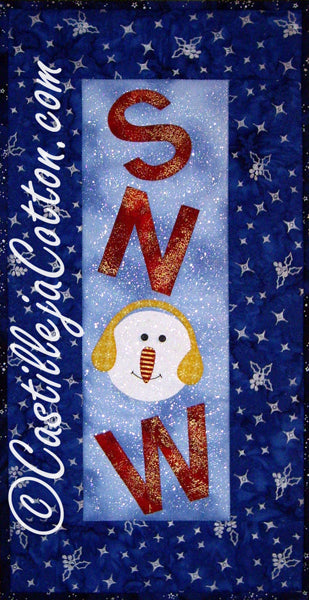 Snow Wall Hanging Pattern CJC-426710 - Paper Pattern