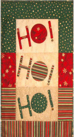 Ho! Ho! Ho! Wall Hanging CJC-4284e - Downloadable Pattern