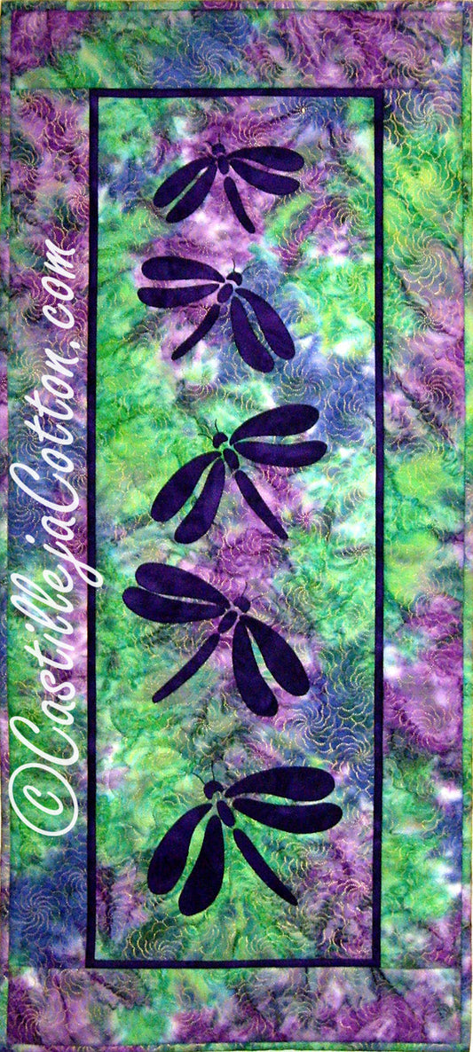 Silhouette Dragonflies Quilt Pattern CJC-4315 - Paper Pattern