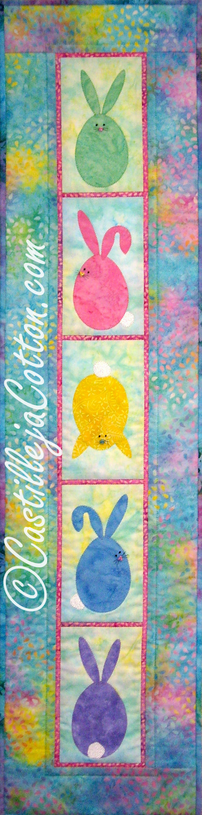 Bunny Business Quilt CJC-4325e - Downloadable Pattern