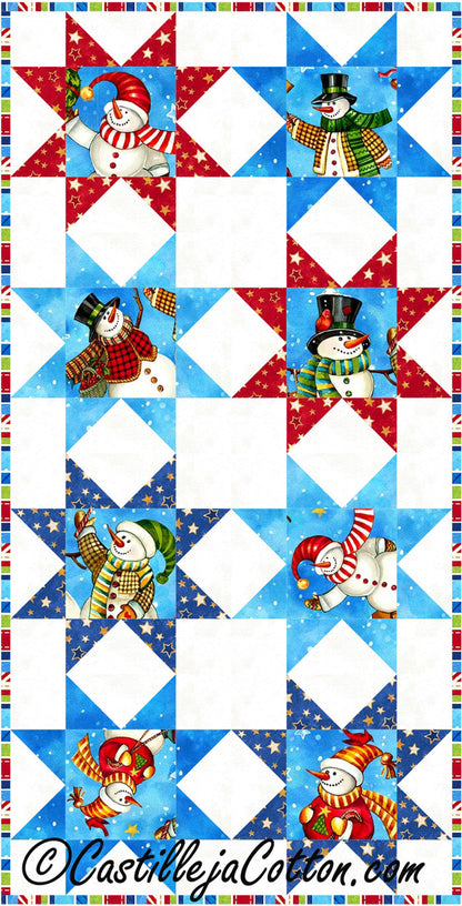 Sweet Sixteen Stars Quilt CJC-4403e - Downloadable Pattern