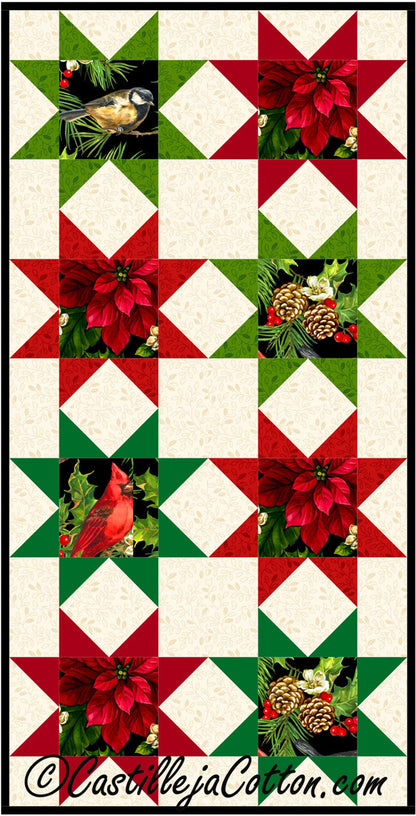 Sweet Sixteen Stars Quilt CJC-4403e - Downloadable Pattern