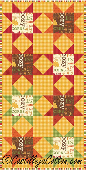 Sweet Sixteen Stars Quilt Pattern CJC-4403 - Paper Pattern