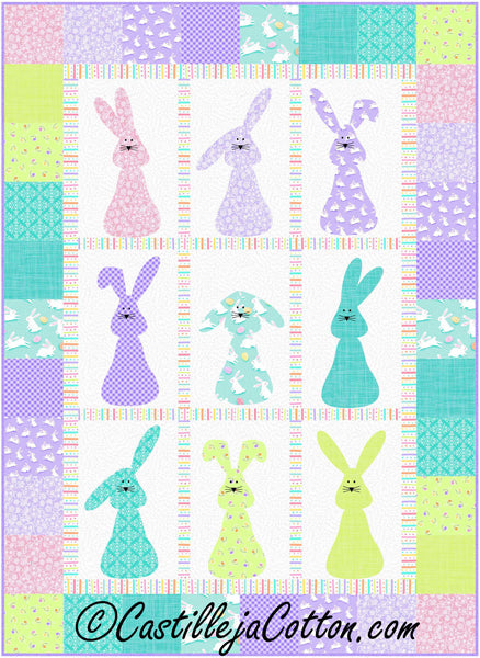 Bunnies Galore Quilt CJC-44616e - Downloadable Pattern