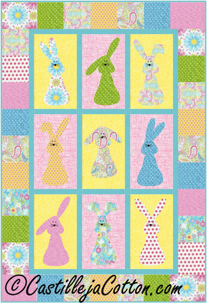 Bunnies Galore Quilt CJC-4461e - Downloadable Pattern