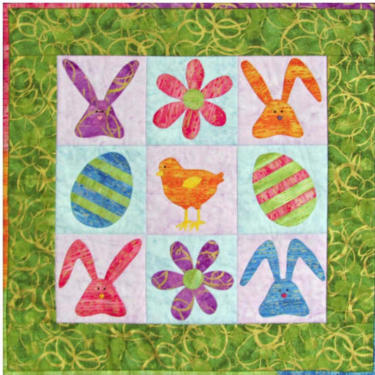 Easter 9-Patch CJC-4533e - Downloadable Pattern