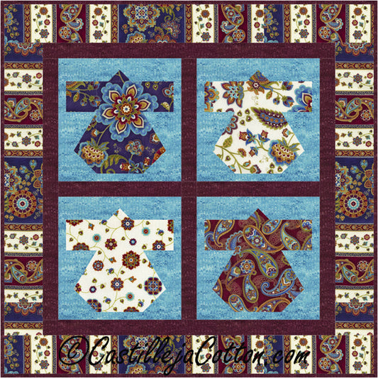 Four Kimonos Quilt Pattern CJC-45764 - Paper Pattern