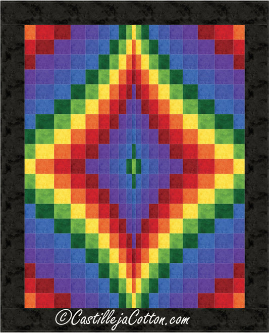 Bargello Diamonds Quilt CJC-45841e - Downloadable Pattern