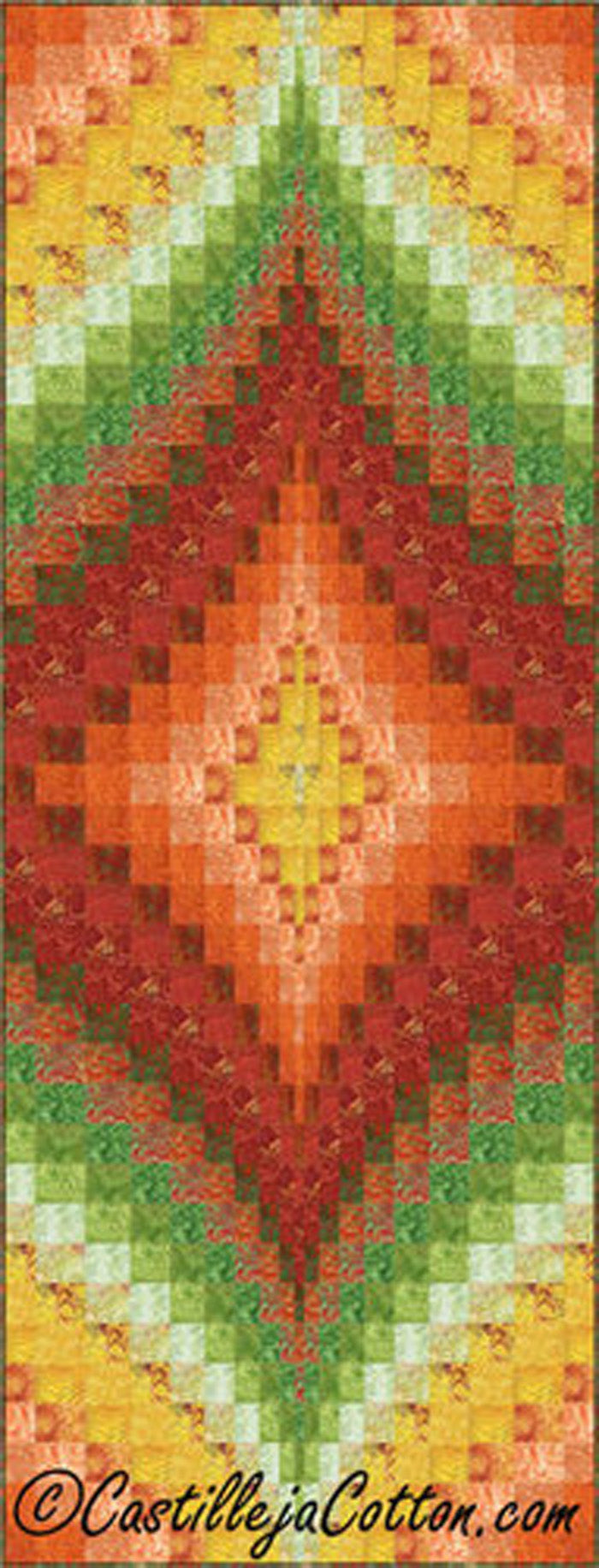 Starburst Fire Quilt Pattern CJC-458517 - Paper Pattern