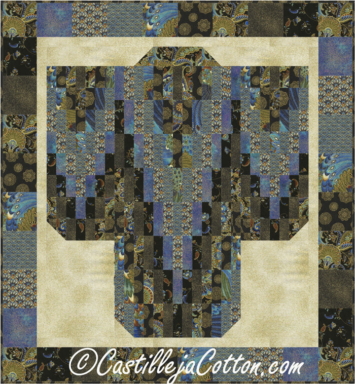 Chevron Kimono Quilt CJC-4618e - Downloadable Pattern