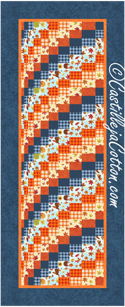 Autumn Bargello Runner Quilt CJC-462812e - Downloadable Pattern