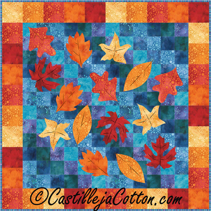 Leaves on a Pond Quilt Pattern CJC-46332 - Paper Pattern