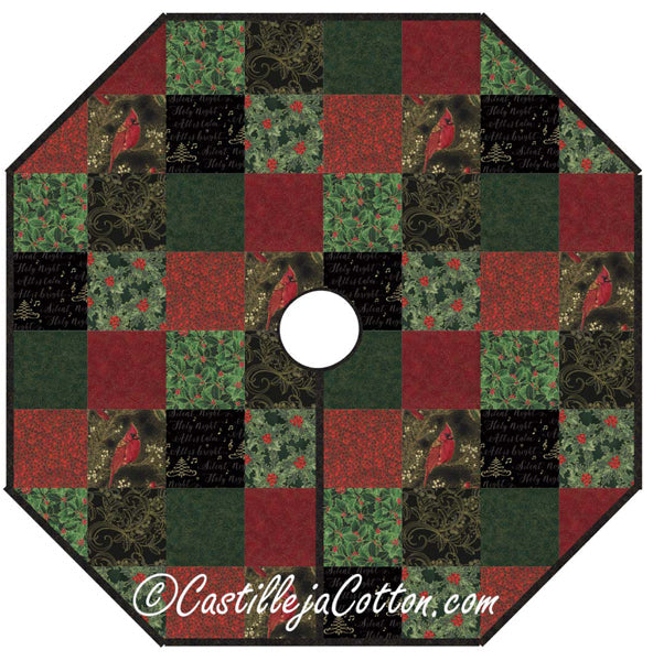 Christmas Traditions Tree Skirt Pattern CJC-46393 - Paper Pattern