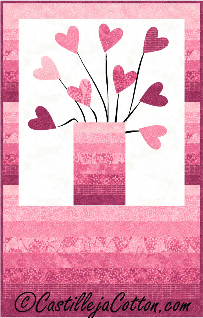 Jar of Hearts Quilt CJC-4656e - Downloadable Pattern