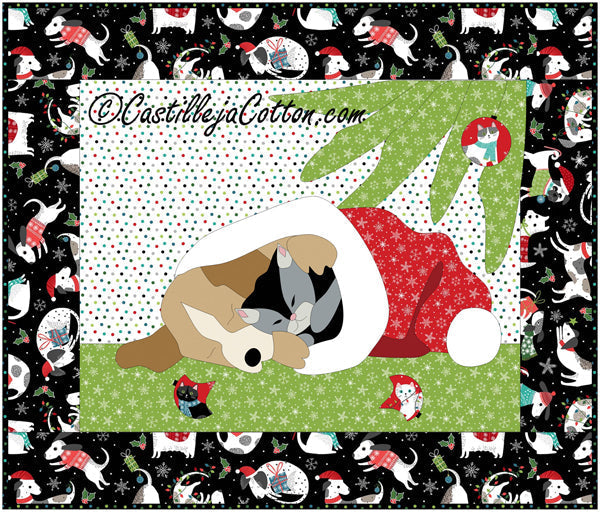 Christmas Mischief Wall Hanging Pattern CJC-46762 - Paper Pattern