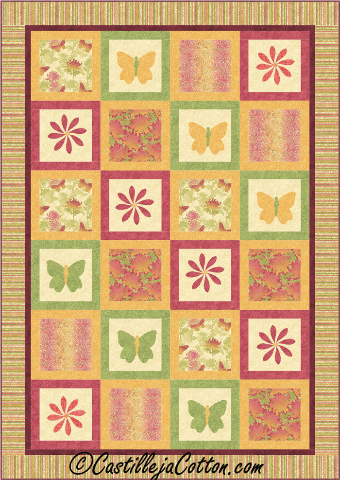 Enchanted Summer Quilt Pattern CJC-4683 - Paper Pattern