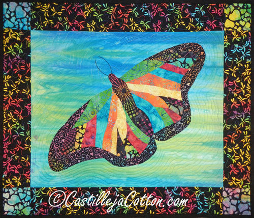 Rainbow Butterly Quilt Pattern CJC-4687 - Paper Pattern