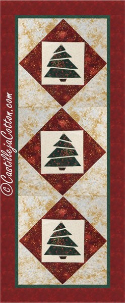 Sliced Trees Table Runner Pattern CJC-4710 - Paper Pattern