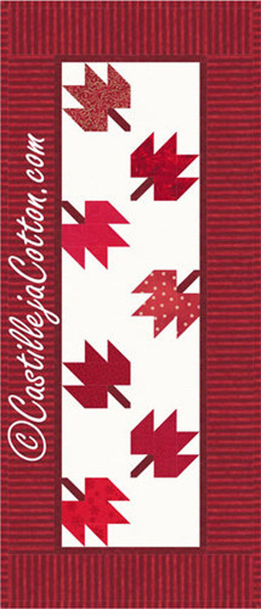 Maple Leaves Runner CJC-4756e - Downloadable Pattern