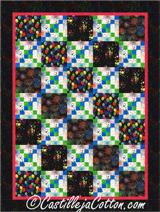 Party Cross Roads Quilt Pattern CJC-47755 - Paper Pattern