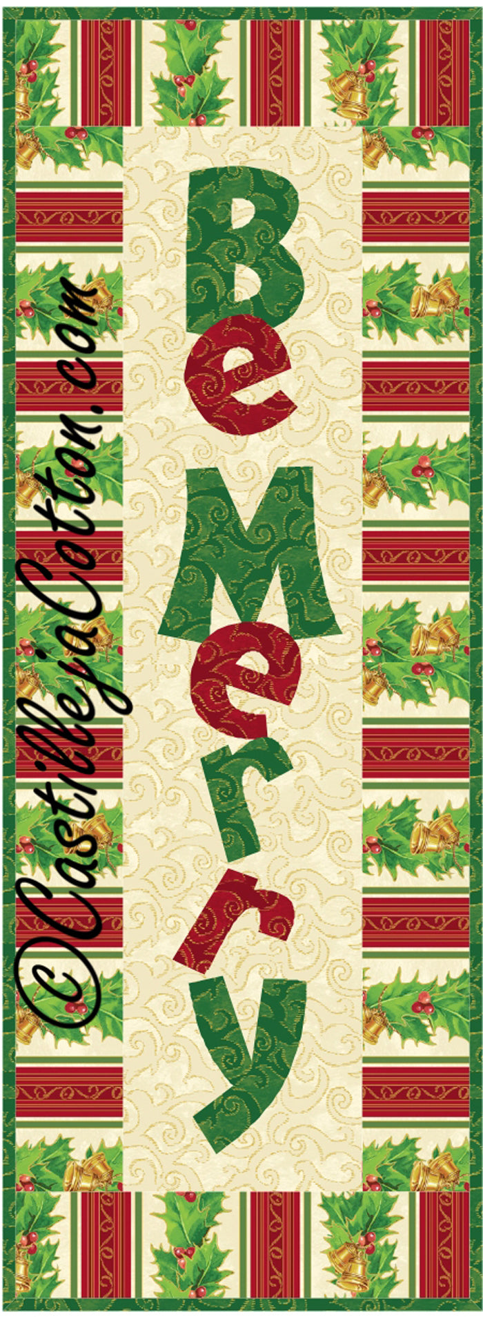 Be Merry Quilt CJC-48032e - Downloadable Pattern