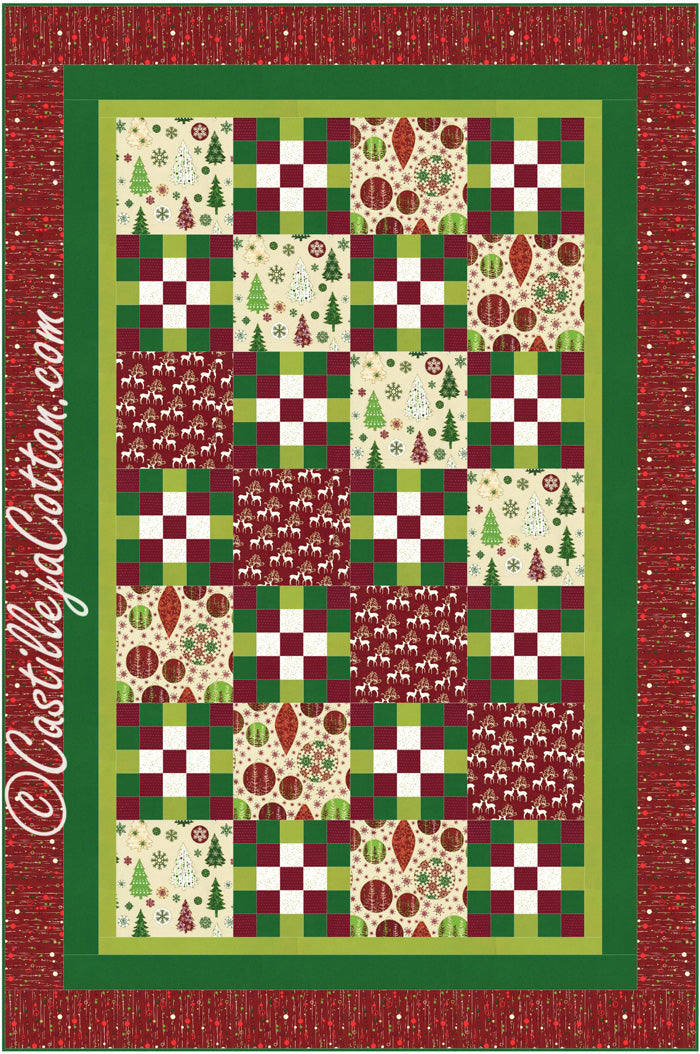 Cross Ways Quilt  CJC-48131e - Downloadable Pattern