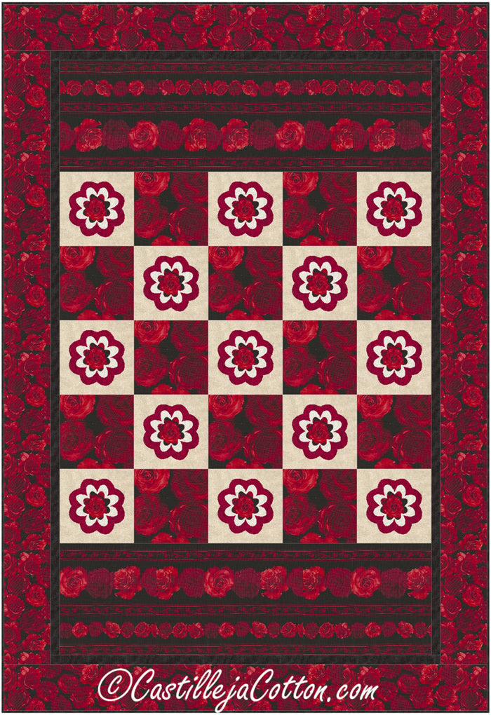 Rose Garden Quilt CJC-48311e - Downloadable Pattern