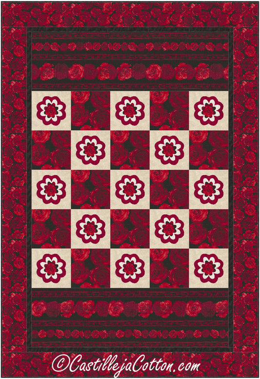 Rose Garden Quilt CJC-48311e - Downloadable Pattern