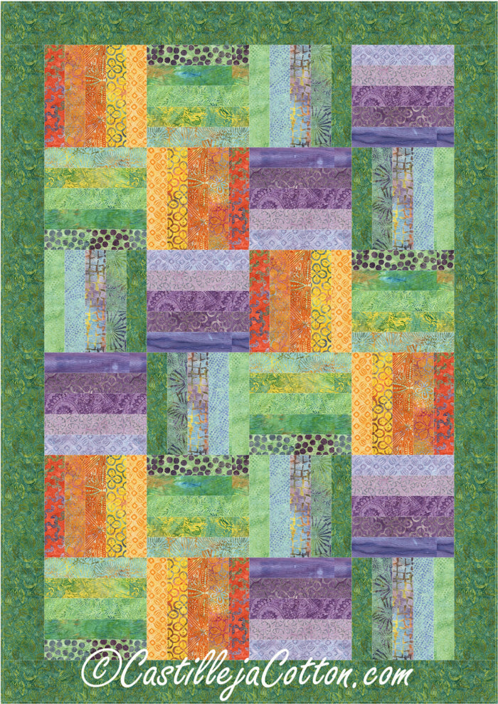 Emerging Pinwheels Quilt CJC-48362e - Downloadable Pattern