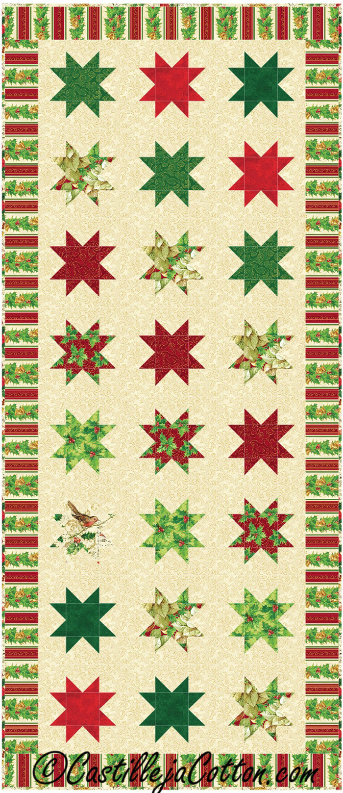 Floating Star Quilt CJC-48391e - Downloadable Pattern