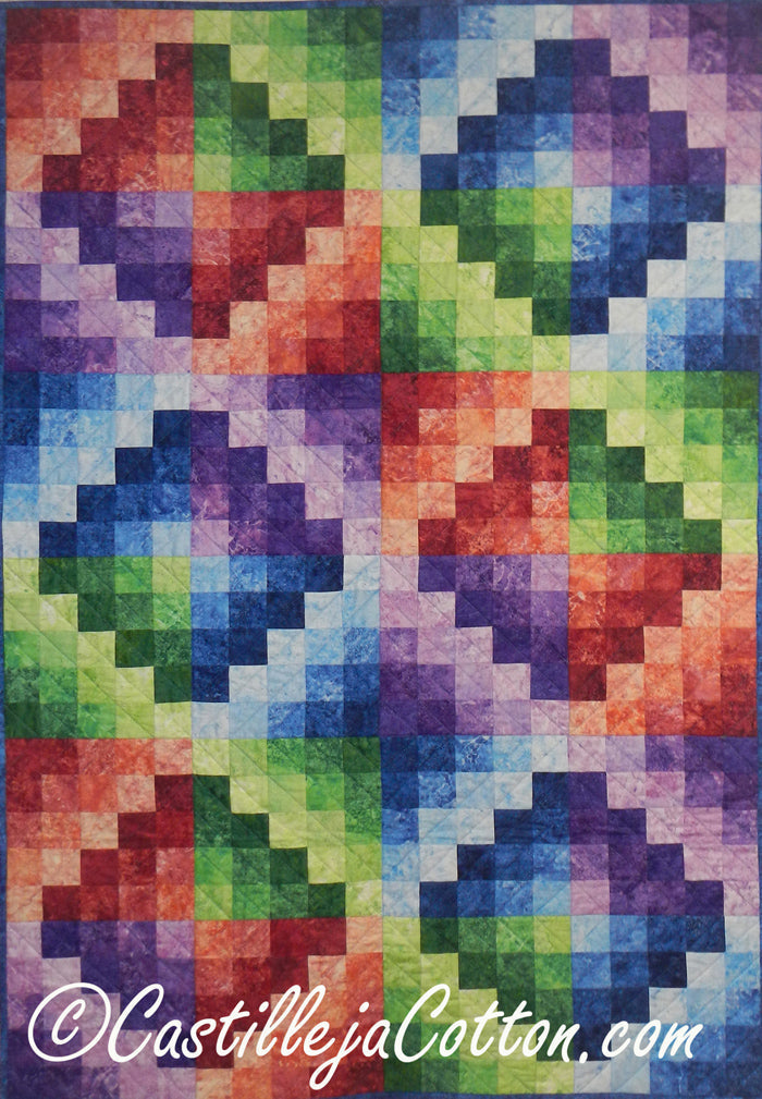 Emerging Diamonds Quilt Pattern CJC-48401 - Paper Pattern