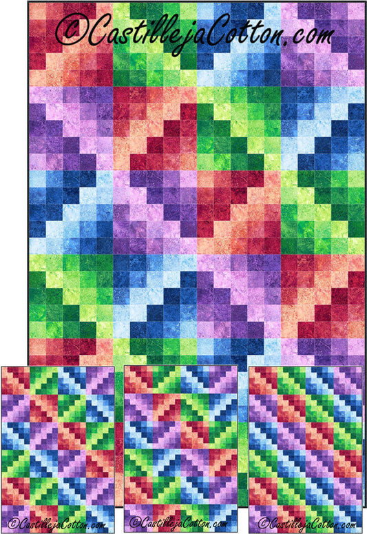 Emerging Diamonds Quilt CJC-48401e - Downloadable Pattern