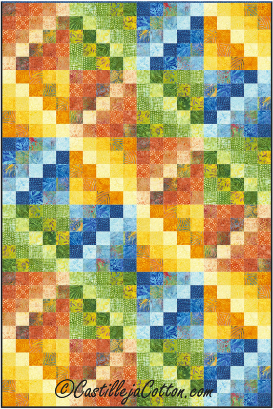 Emerging Diamonds 6 Quilt Pattern CJC-48406 - Paper Pattern