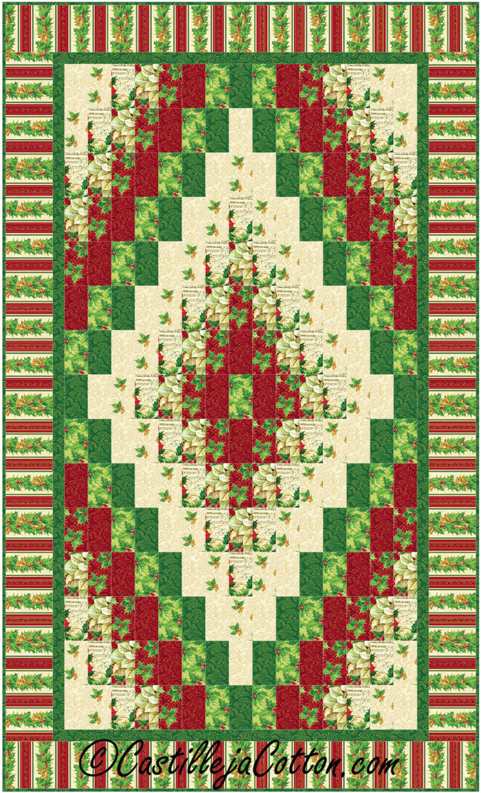 Diamond Lap Quilt Pattern CJC-48631 - Paper Pattern