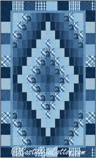 Diamond Lap Quilt Pattern CJC-486311 - Paper Pattern