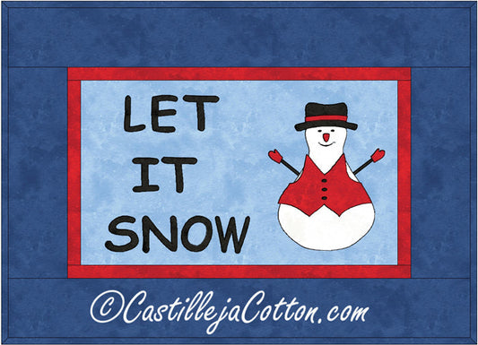 Let It Snow Quilt Pattern CJC-48681 - Paper Pattern