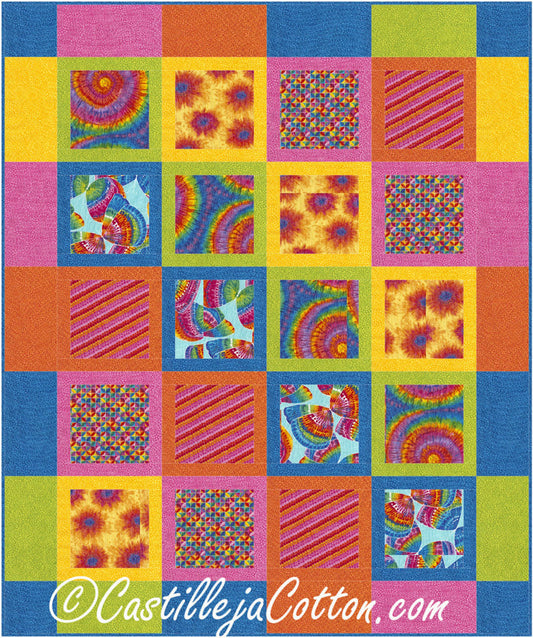 Border Squares Quilt CJC-48751e  - Downloadable Pattern