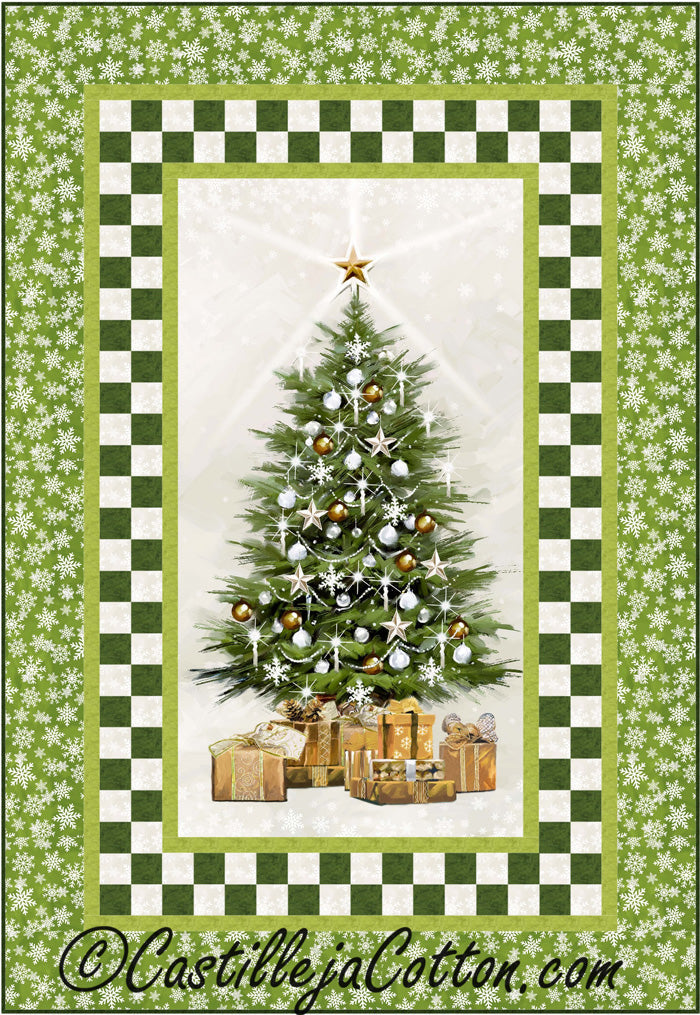 White Christmas Quilt CJC-49112e - Downloadable Pattern