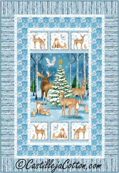 Forest Christmas Quilt CJC-49114e - Downloadable Pattern