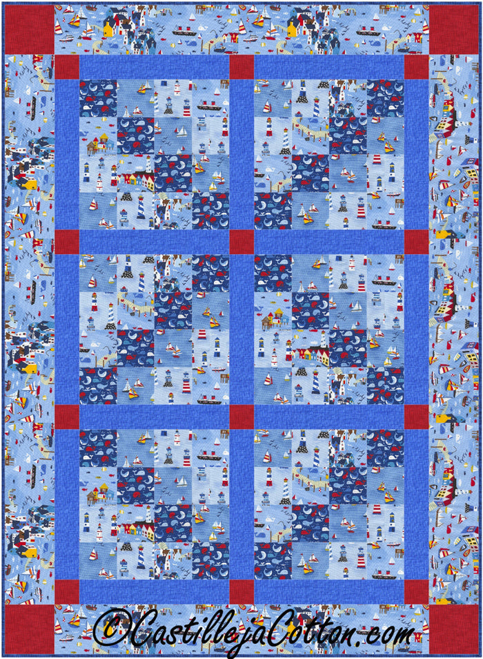 Half Dozen Quilt CJC-49201e - Downloadable Pattern