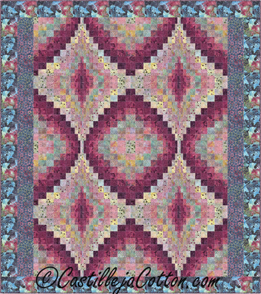 Four Diamonds Quilt Pattern CJC-49262 - Paper Pattern