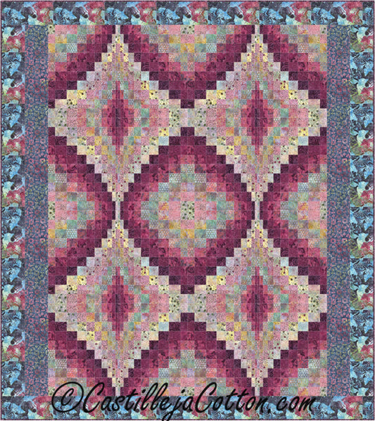 Four Diamonds Quilt Pattern CJC-49262 - Paper Pattern