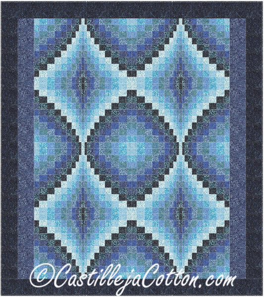 Four Diamonds Quilt Pattern CJC-49263 - Paper Pattern