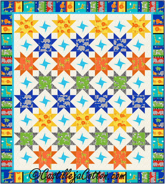 Star Bright Two Quilt Pattern CJC-49401 - Paper Pattern