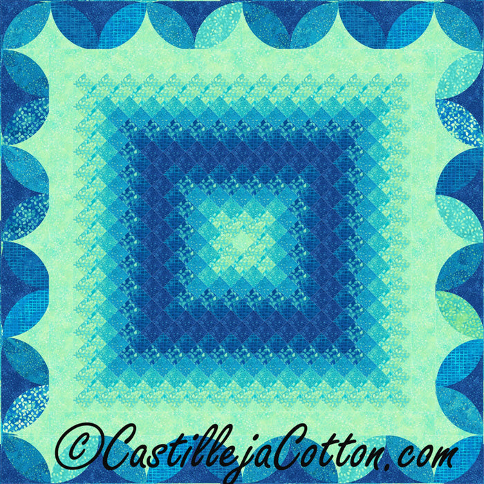 Glowing Eight Quilt Pattern CJC-49431 - Paper Pattern