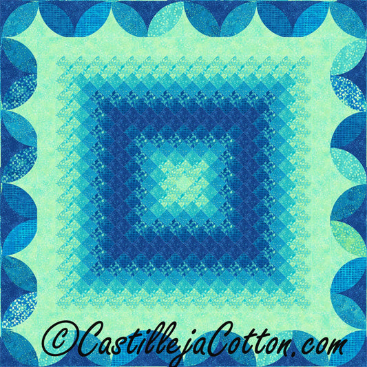 Glowing Eight Quilt Pattern CJC-49431 - Paper Pattern