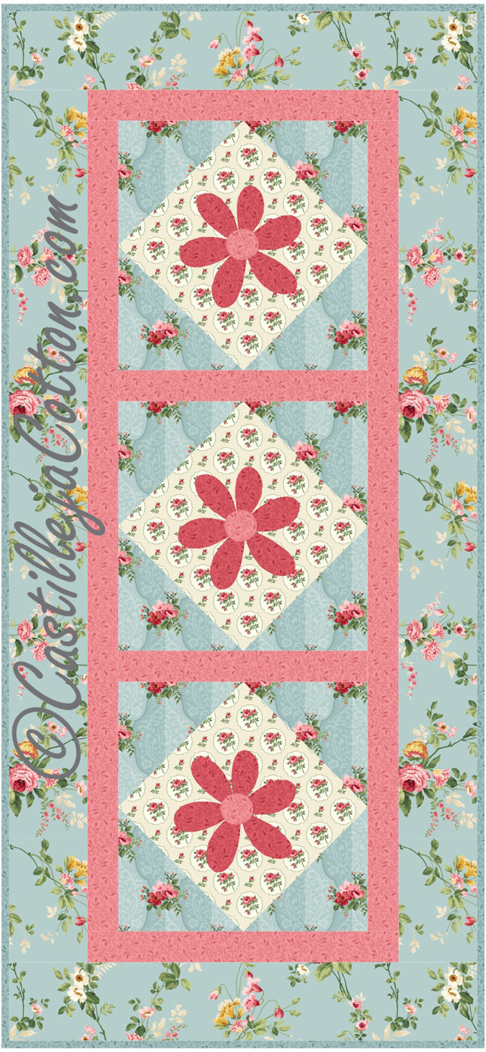 Daisy Table Runner CJC-49541e - Downloadable Pattern