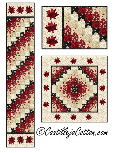 Oh Canada Sixes Table Set CJC-49749e - Downloadable Pattern