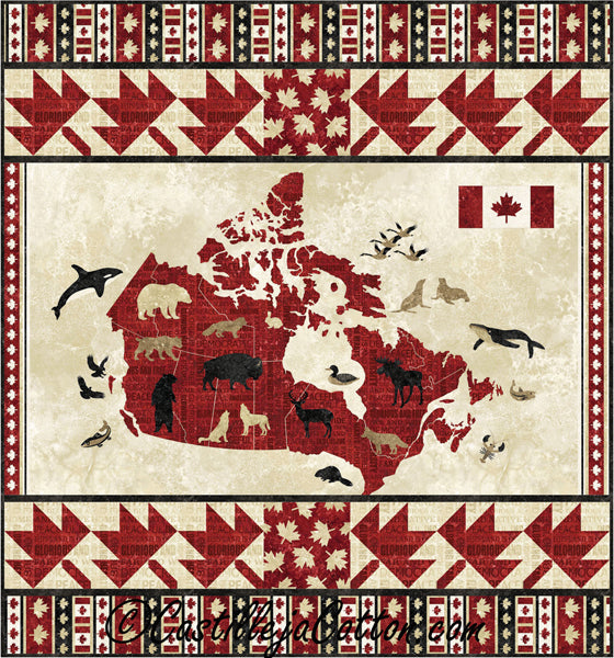 Oh Canada Quilt CJC-49752e - Downloadable Pattern