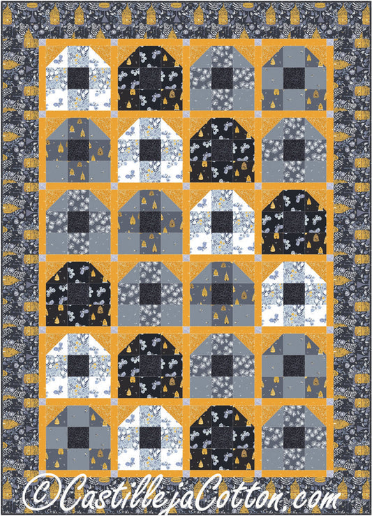 Bee Hive Quilt CJC-4983e - Downloadable Pattern